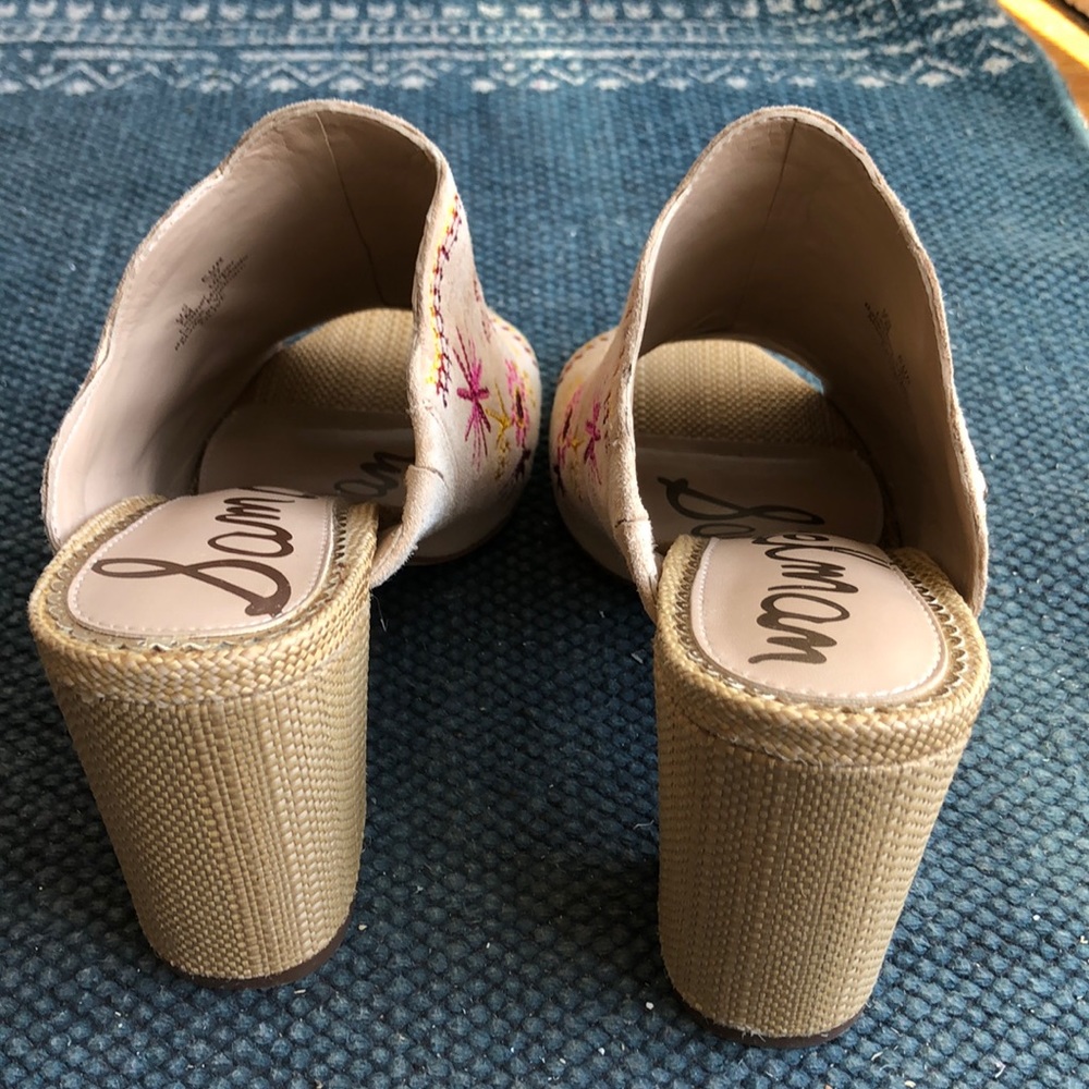 Sam Edelman Tan side mule size 7 - Picture 3 of 5